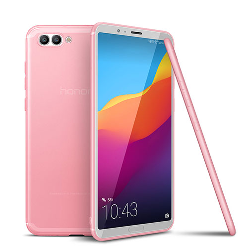 Ultra-thin Silicone Gel Soft Case S01 for Huawei Honor V10 Pink