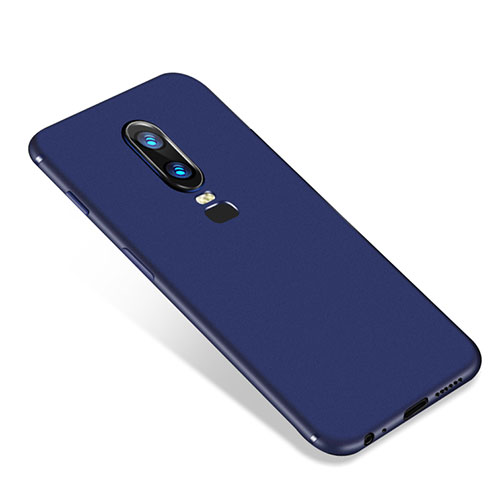 Ultra-thin Silicone Gel Soft Case S01 for OnePlus 6 Blue