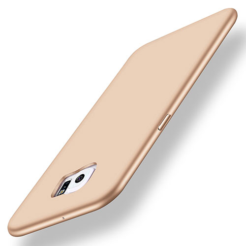 Ultra-thin Silicone Gel Soft Case S01 for Samsung Galaxy S6 Edge+ Plus SM-G928F Gold