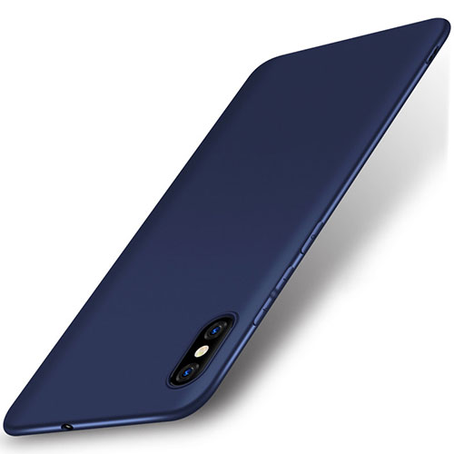 Ultra-thin Silicone Gel Soft Case S01 for Xiaomi Mi 8 Pro Global Version Blue