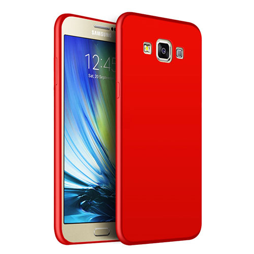 Ultra-thin Silicone Gel Soft Case S02 for Samsung Galaxy A7 SM-A700 Red