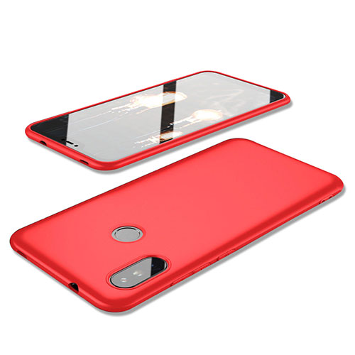 Ultra-thin Silicone Gel Soft Case S02 for Xiaomi Mi A2 Lite Red