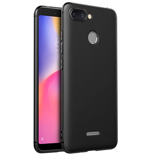 Ultra-thin Silicone Gel Soft Case S02 for Xiaomi Redmi 6 Black