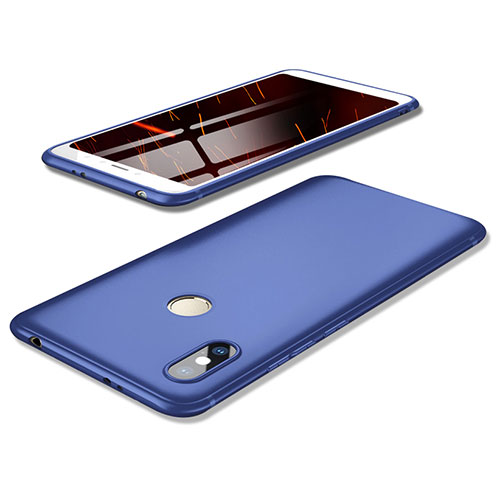 Ultra-thin Silicone Gel Soft Case S02 for Xiaomi Redmi Y2 Blue