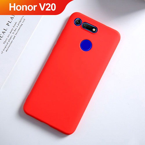 Ultra-thin Silicone Gel Soft Case S03 for Huawei Honor V20 Red