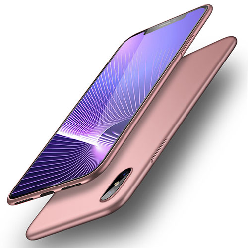 Ultra-thin Silicone Gel Soft Case S05 for Apple iPhone Xs Rose Gold