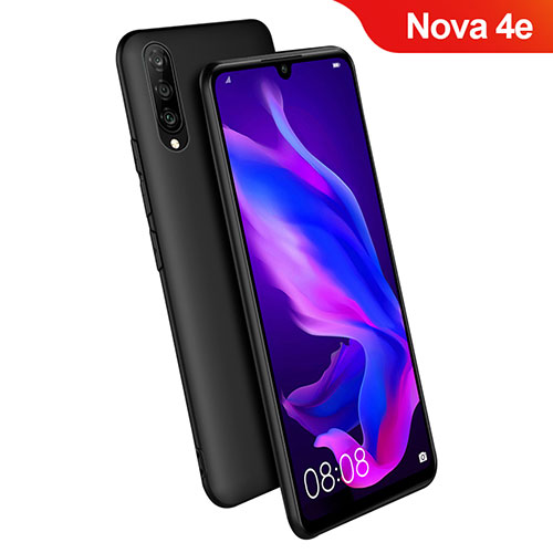Ultra-thin Silicone Gel Soft Case S06 for Huawei Nova 4e Black