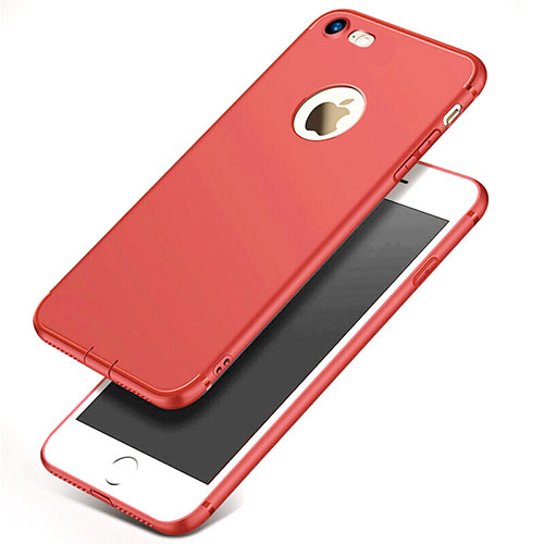 Ultra-thin Silicone Gel Soft Case S07 for Apple iPhone 7 Red