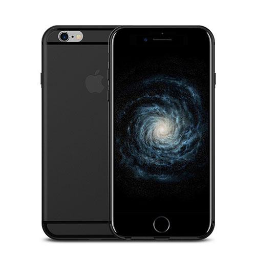 Ultra-thin Silicone Gel Soft Case U01 for Apple iPhone 6S Plus Black