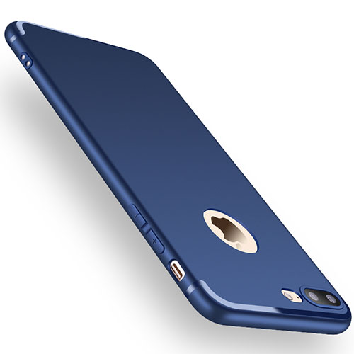 Ultra-thin Silicone Gel Soft Case Z15 for Apple iPhone 8 Plus Blue