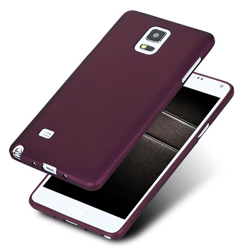 Ultra-thin Silicone Gel Soft Cover S02 for Samsung Galaxy Note 4 Duos N9100 Dual SIM Purple