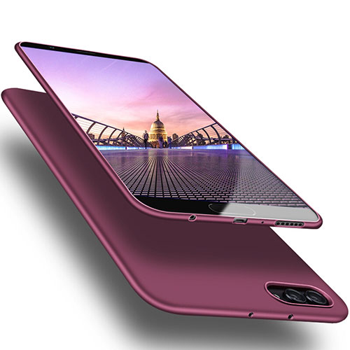 Ultra-thin Silicone Gel Soft Cover S07 for Huawei Honor View 10 Purple