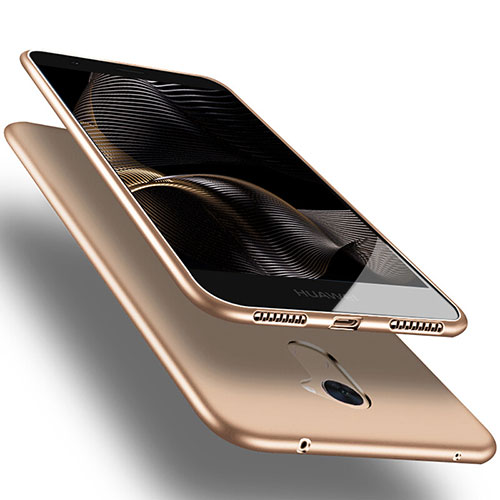 Ultra-thin Silicone TPU Soft Case S03 for Huawei Y7 Prime Gold