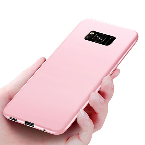 Ultra-thin Silicone TPU Soft Case S06 for Samsung Galaxy S8 Plus Pink