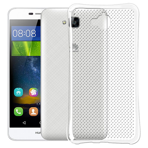 Ultra-thin Transparent Dot Gel Soft Case for Huawei Y6 Pro Clear