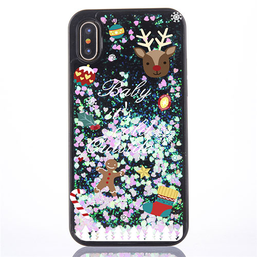 Ultra-thin Transparent Flowers Soft Case Cover Z02 for Apple iPhone X Mixed