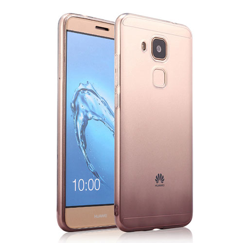 Ultra-thin Transparent Gel Gradient Soft Case for Huawei Nova Plus Gray