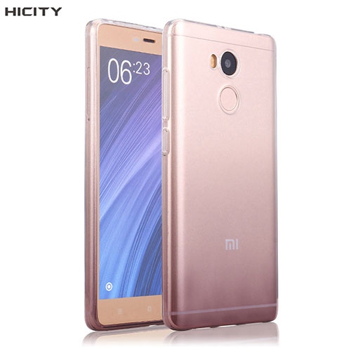 Ultra-thin Transparent Gel Gradient Soft Case for Xiaomi Redmi 4 Prime High Edition Gray