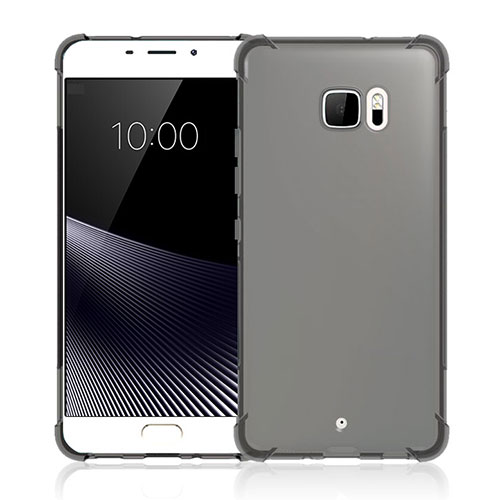 Ultra-thin Transparent Gel Soft Case for HTC U Ultra Gray