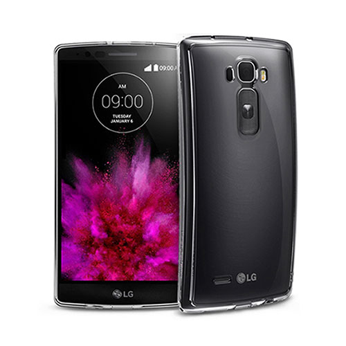 Ultra-thin Transparent Gel Soft Case for LG G Flex 2 Clear