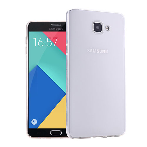 Ultra-thin Transparent Gel Soft Case for Samsung Galaxy A9 Pro (2016) SM-A9100 White