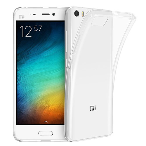 Ultra-thin Transparent Gel Soft Case for Xiaomi Mi 5 Clear