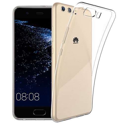 Ultra-thin Transparent Gel Soft Case T06 for Huawei P10 Plus Clear