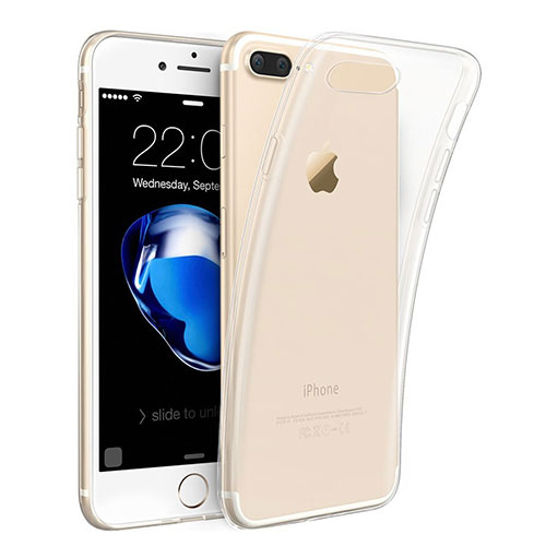 Ultra-thin Transparent Gel Soft Case T15 for Apple iPhone 7 Plus Clear