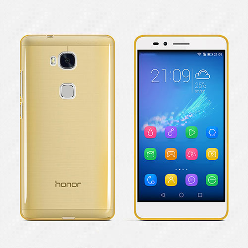 Ultra-thin Transparent Gel Soft Cover for Huawei Honor 5X Gold