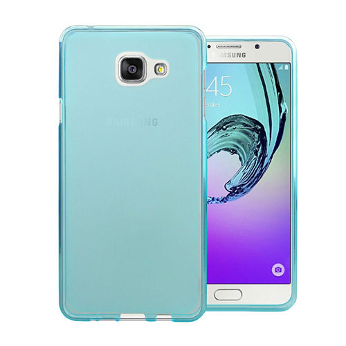 Ultra-thin Transparent Gel Soft Cover for Samsung Galaxy A5 (2016) SM-A510F Blue