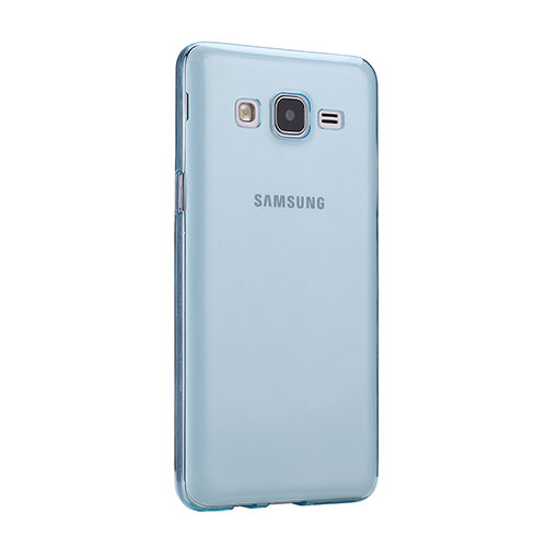 Ultra-thin Transparent Gel Soft Cover for Samsung Galaxy On5 Pro Blue