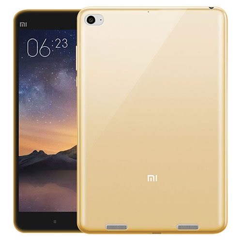 Ultra-thin Transparent Gel Soft Cover for Xiaomi Mi Pad 2 Gold