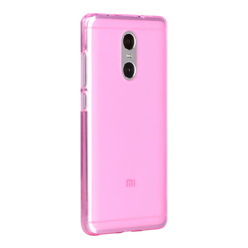 Ultra-thin Transparent Gel Soft Cover for Xiaomi Redmi Pro Pink