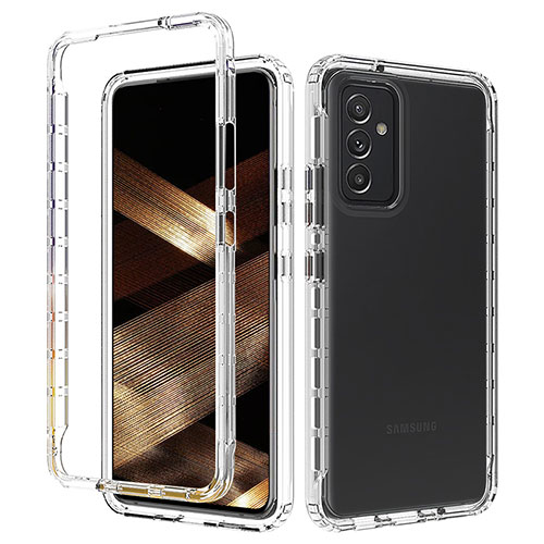 Ultra-thin Transparent Gel Soft Matte Finish Front and Back Case 360 Degrees Cover for Samsung Galaxy A15 LTE Clear