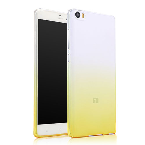 Ultra-thin Transparent Gradient Soft Cover for Xiaomi Mi Note Yellow