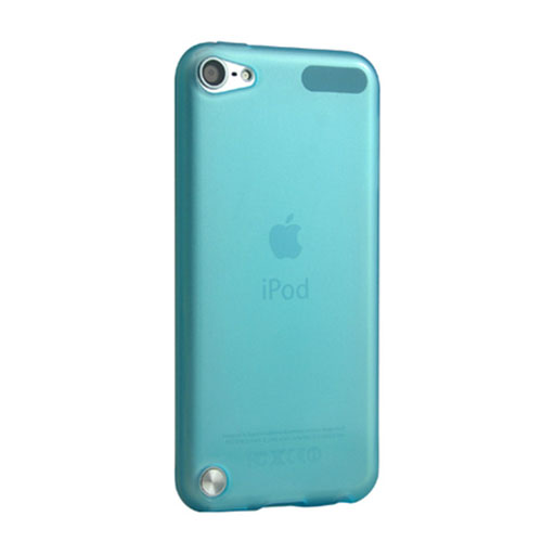 Ultra-thin Transparent Matte Finish Case for Apple iPod Touch 5 Sky Blue