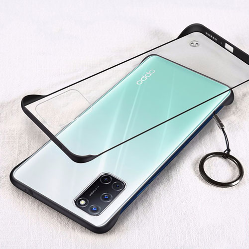 Ultra-thin Transparent Matte Finish Case U01 for Oppo A92 Black