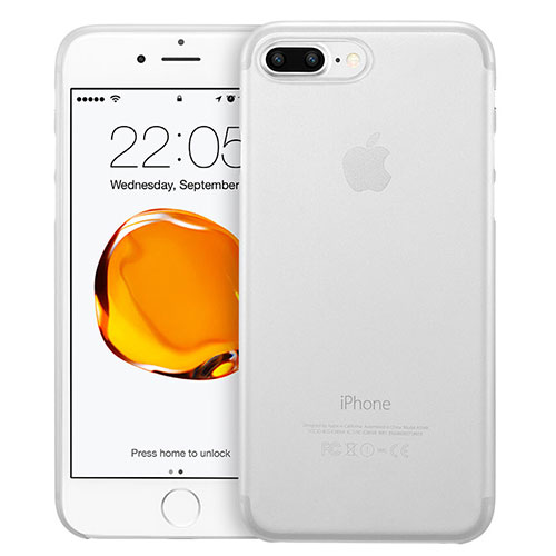 Ultra-thin Transparent Matte Finish Case W01 for Apple iPhone 7 Plus White