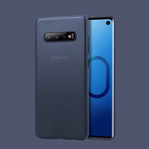 Ultra-thin Transparent Matte Finish Cover Case for Samsung Galaxy S10 5G Blue