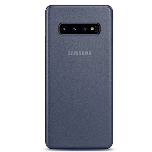 Ultra-thin Transparent Matte Finish Cover Case P01 for Samsung Galaxy S10 5G Blue