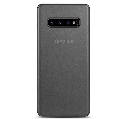 Ultra-thin Transparent Matte Finish Cover Case P01 for Samsung Galaxy S10 Plus Gray