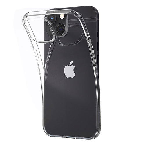 Ultra-thin Transparent TPU Soft Case A02 for Apple iPhone 14 Plus Clear