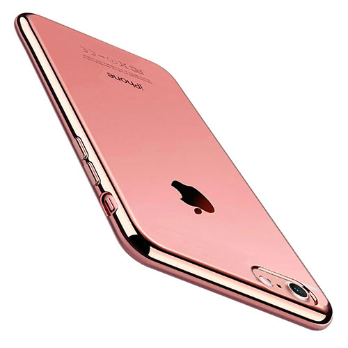 Ultra-thin Transparent TPU Soft Case C01 for Apple iPhone 8 Rose Gold