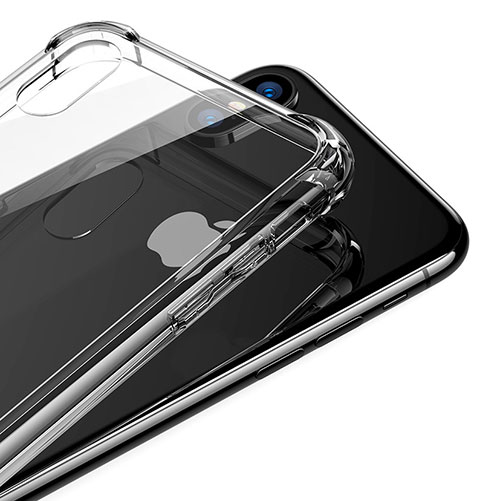 Ultra-thin Transparent TPU Soft Case C04 for Apple iPhone Xs Clear