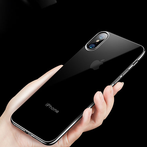 Ultra-thin Transparent TPU Soft Case C11 for Apple iPhone Xs Max Black