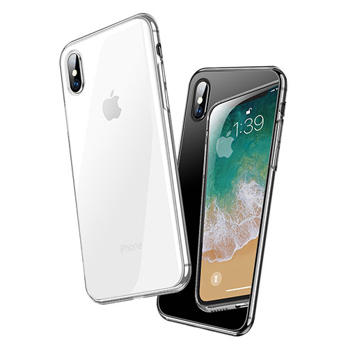 Ultra-thin Transparent TPU Soft Case C18 for Apple iPhone Xs Clear