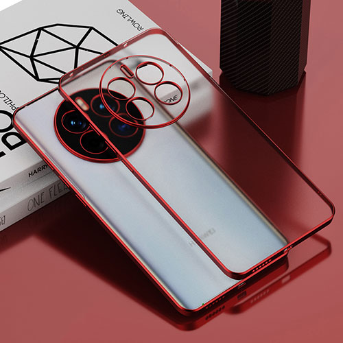 Ultra-thin Transparent TPU Soft Case Cover AN1 for Huawei Mate 50 Red