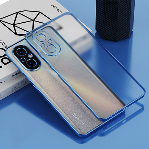 Ultra-thin Transparent TPU Soft Case Cover AN1 for Huawei Nova 9 SE Blue