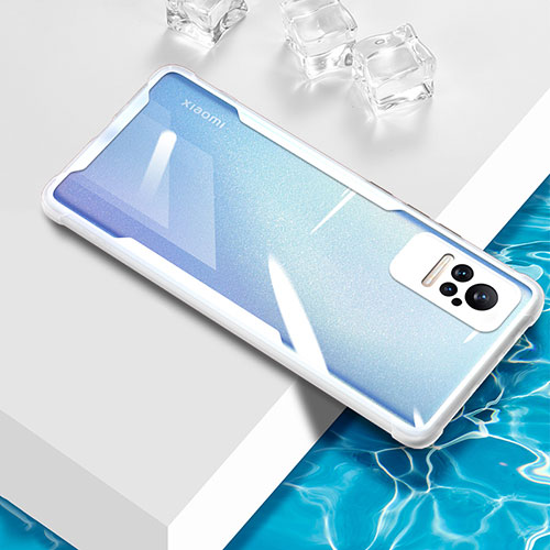 Ultra-thin Transparent TPU Soft Case Cover BH1 for Xiaomi Civi 1S 5G White