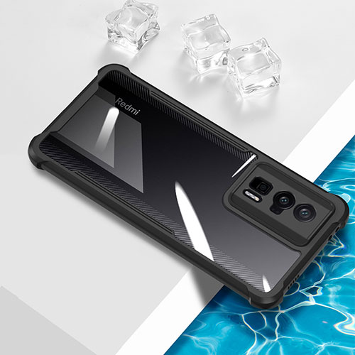 Ultra-thin Transparent TPU Soft Case Cover BH1 for Xiaomi Redmi K60 5G Black